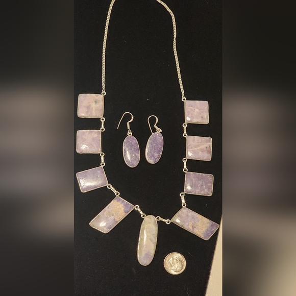 Jewelry - Lepidolite Necklace Set